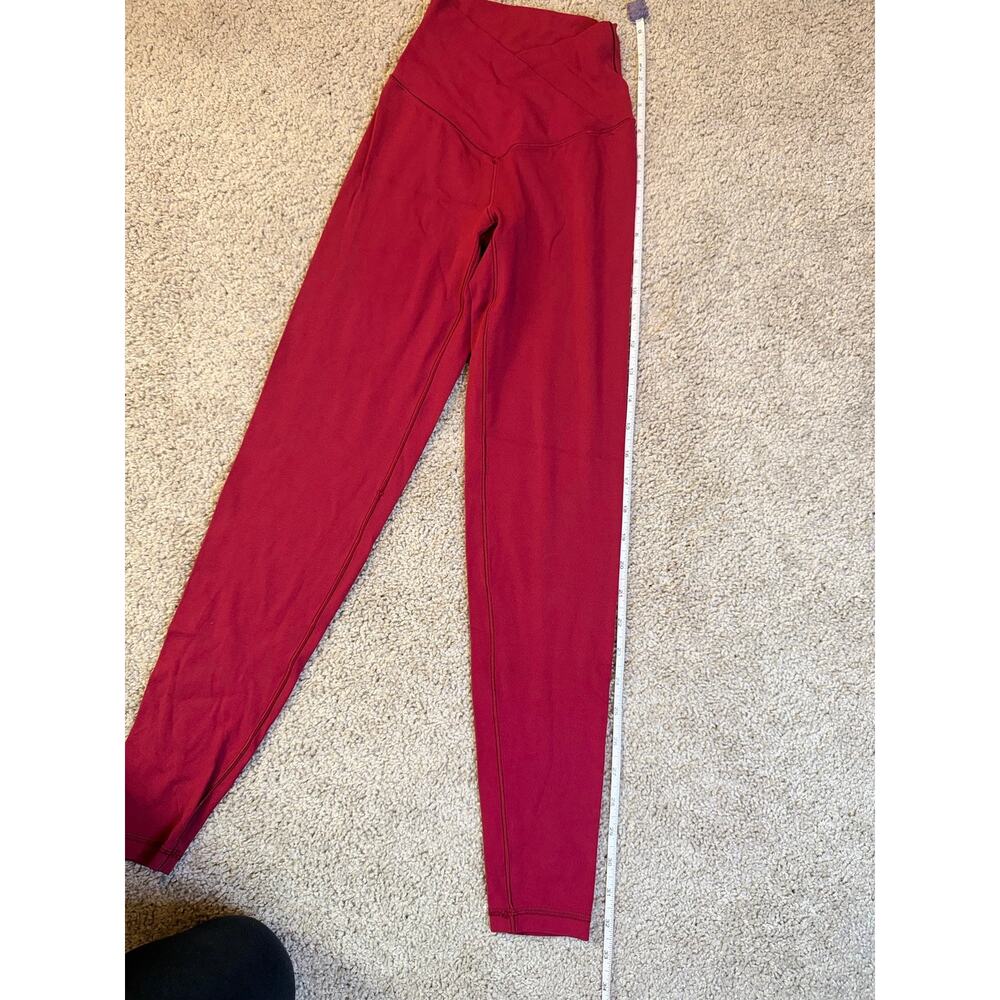 OFFLINE by Aerie Real Me High Waisted Crossover 7/8 Legging Maroon XXS